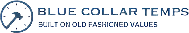 Blue Collar Temps logo